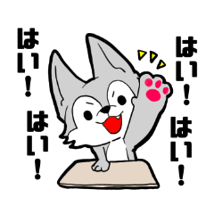 [LINEスタンプ] カワイイ狼♡日常スタンプ