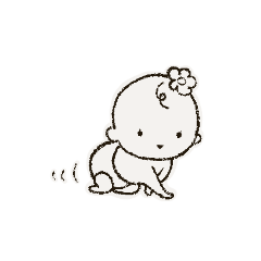 [LINEスタンプ] かわいいばぶちゃんスタンプ