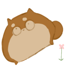 [LINEスタンプ] ポメラニアン係柴犬