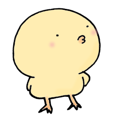 [LINEスタンプ] もち鳥