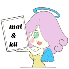 [LINEスタンプ] 天使まい＆悪魔きいスタンプ