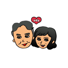 [LINEスタンプ] うだ家①
