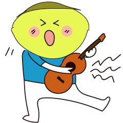 [LINEスタンプ] ウクレレれもん君