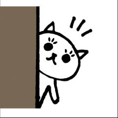 [LINEスタンプ] まつげねこ（敬語）