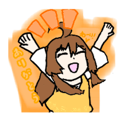 [LINEスタンプ] 身内用自作キャラクタースタンプ