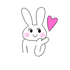 [LINEスタンプ] しろうさぎと愉快な仲間たち