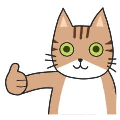 [LINEスタンプ] 太い猫 スポンパトリック