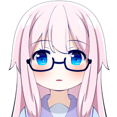 [LINEスタンプ] ピンク髪の真面目でカタブツな眼鏡ッ娘