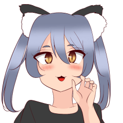 [LINEスタンプ] 猫かぶりちゃん