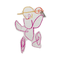 [LINEスタンプ] 絵心でONE PIECE