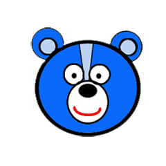 [LINEスタンプ] アオクマおじさん 英語版