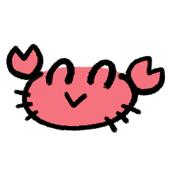 [LINEスタンプ] かにの毎日