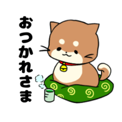 [LINEスタンプ] 柴イヌ…？いえ、柴ネコです