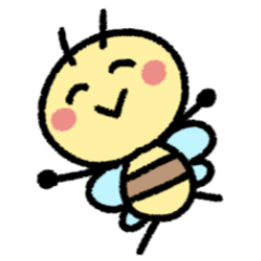 [LINEスタンプ] ハチのぶんちゃん