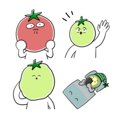 [LINEスタンプ] トマト とまとん