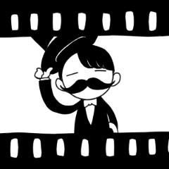 [LINEスタンプ] 映画好きの紳士