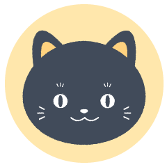 [LINEスタンプ] nanto 黒猫の画像（メイン）