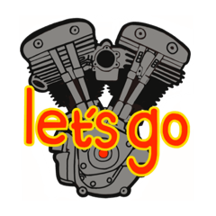 [LINEスタンプ] アメリカンバイカー