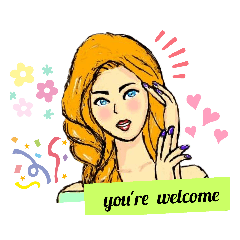 [LINEスタンプ] リロさんの仲間たち「英語版2」