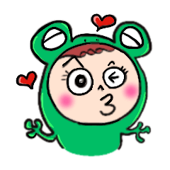 [LINEスタンプ] 着ぐるみおでこちゃん