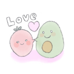 [LINEスタンプ] 莓とアボカド 1