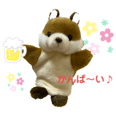 [LINEスタンプ] こりすの毎日