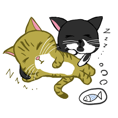 [LINEスタンプ] 猫生観