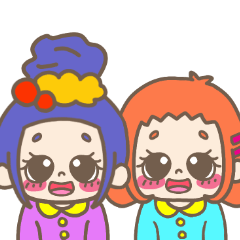 [LINEスタンプ] 眉twin