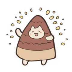 [LINEスタンプ] たけのこ猫スタ