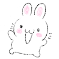 [LINEスタンプ] 浮世のウサギ