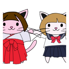 JKと巫女とニャンコ