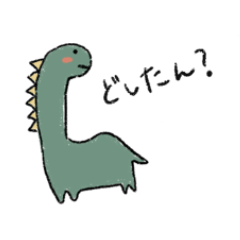 [LINEスタンプ] 関西弁の恐竜たち