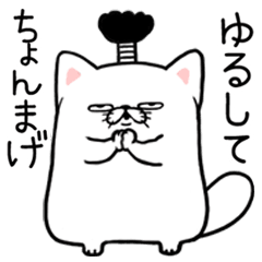 [LINEスタンプ] もこもこ・もこにゃん ダジャレ・死語