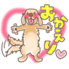 [LINEスタンプ] ゴールデンレトリバーのナポリくん！