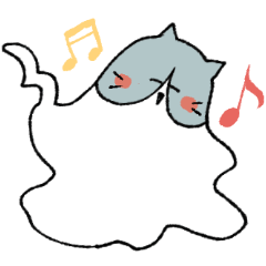 [LINEスタンプ] ぐにゃぐにゃねこ