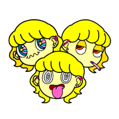 [LINEスタンプ] キイロちゃん♡表情スタンプ♡