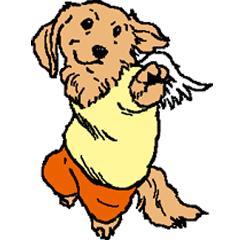 [LINEスタンプ] 犬の国のリッキー