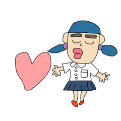 [LINEスタンプ] 学生さんのスタンプです。