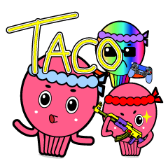 [LINEスタンプ] Taco by sasasaya