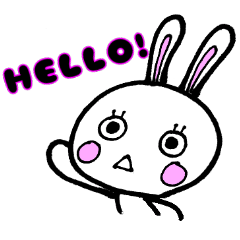 [LINEスタンプ] うさぎみ 日常