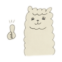 [LINEスタンプ] アルパカさんの生活