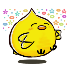 [LINEスタンプ] つのひよこ