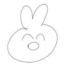 [LINEスタンプ] せかいで6番目にかわいいうさぎ