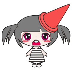 [LINEスタンプ] シュール系女子もに。