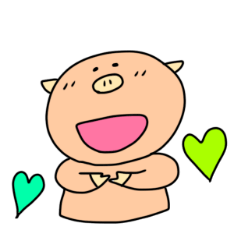 [LINEスタンプ] 毎日使えるこぶたKevinのゆるい1日(敬語編)