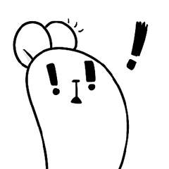 [LINEスタンプ] 耳の大きなウサギ