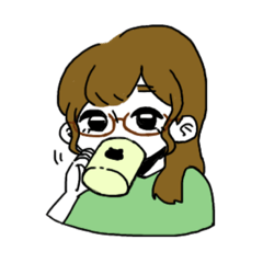 [LINEスタンプ] くるみです。2