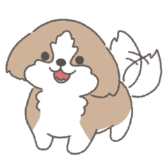 [LINEスタンプ] ほんわかシーズー犬の日常2