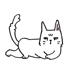 [LINEスタンプ] ふてぶてねこさん