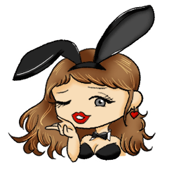 [LINEスタンプ] Bunny Girl LUNA 1st SERIES